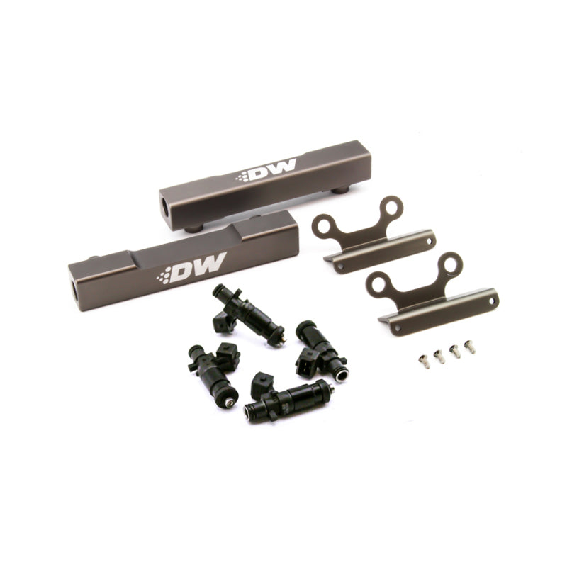 DeatschWerks 02+ Subaru WRX / 07+ STI/LGT Top Feed Fuel Rail Upgrade Kit w/ 1200cc Injectors