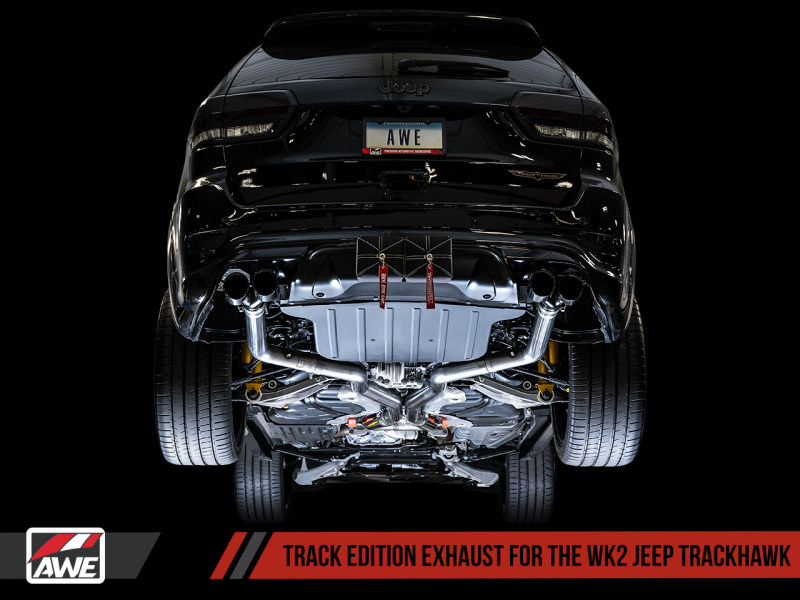 AWE Tuning 2020 Jeep Grand Cherokee SRT/Trackhawk Track Edition Exhaust - Use w/Stock Tips