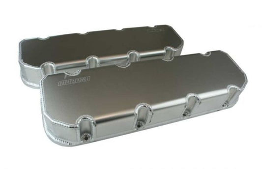 Moroso SBC 4.5in Rox Head Fabricated Valve Cover w/o Oilers