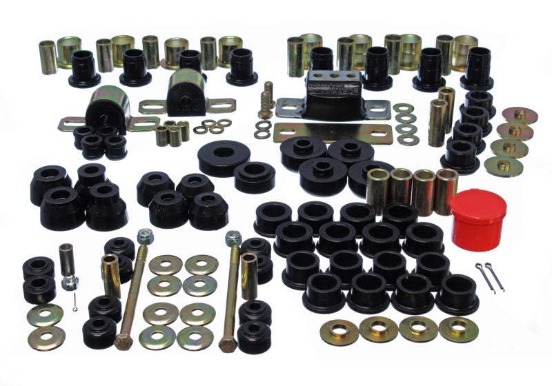 Energy Suspension 63-82 Chevrolet Corvette Black Hyper-flex Master Bushing Set