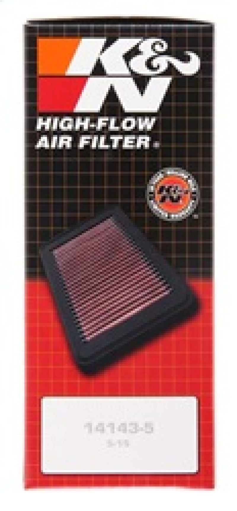 K&N Universal X-Stream Clamp-On Air Filter 3.5in Flg ID/4in OD/5.75in H