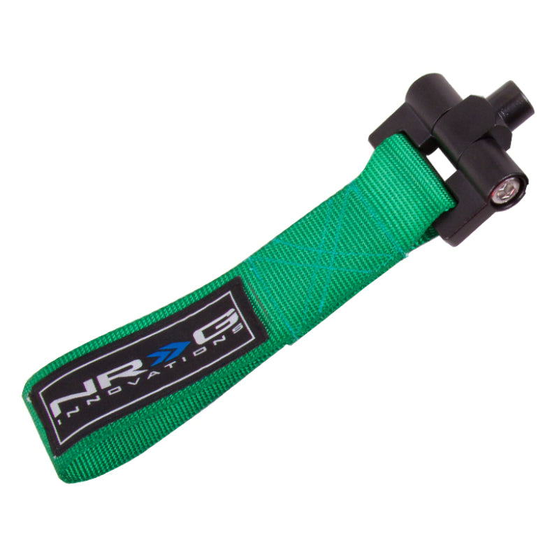 NRG Bolt-In Tow Strap Green - Scion TC 05-08 2014+ / Xb 03-07 (5000lb. Limit)