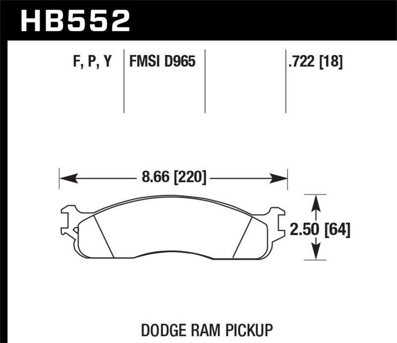 Hawk Super Duty Street Front Brake Pads