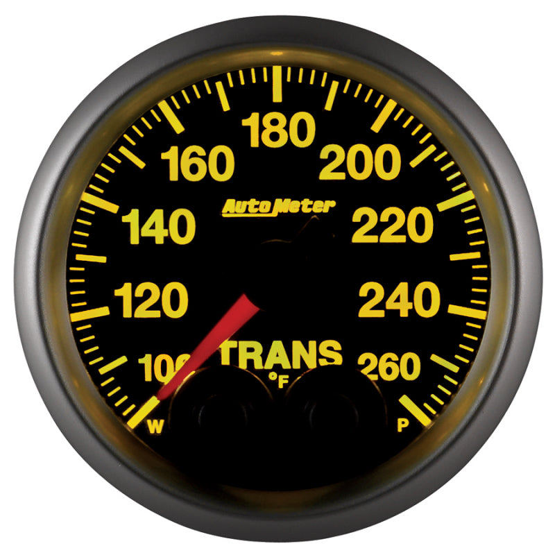 Autometer Elite 52mm 100-260 Degress F Trans Temperature Peak and Warn Gauge w/ Electonic Control