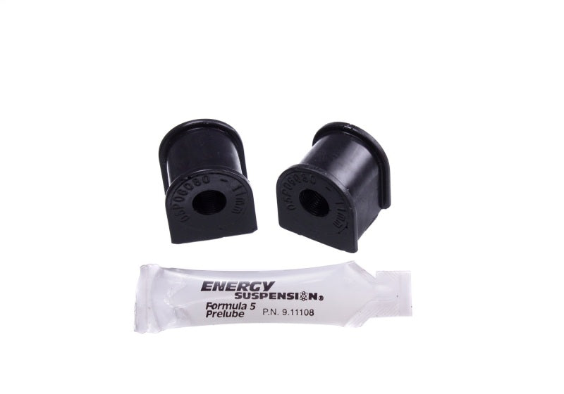 Energy Suspension 06-11 Honda Civic (Excl Si) 11mm Rear Sway Bar Bushings - Black