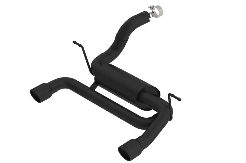 Borla 18-19 Jeep Wrangler JL/JLU 2.0L 4Cyl 2DR/4DR Axle Back Exhaust ATAK w/ 2.5in Tips - Black