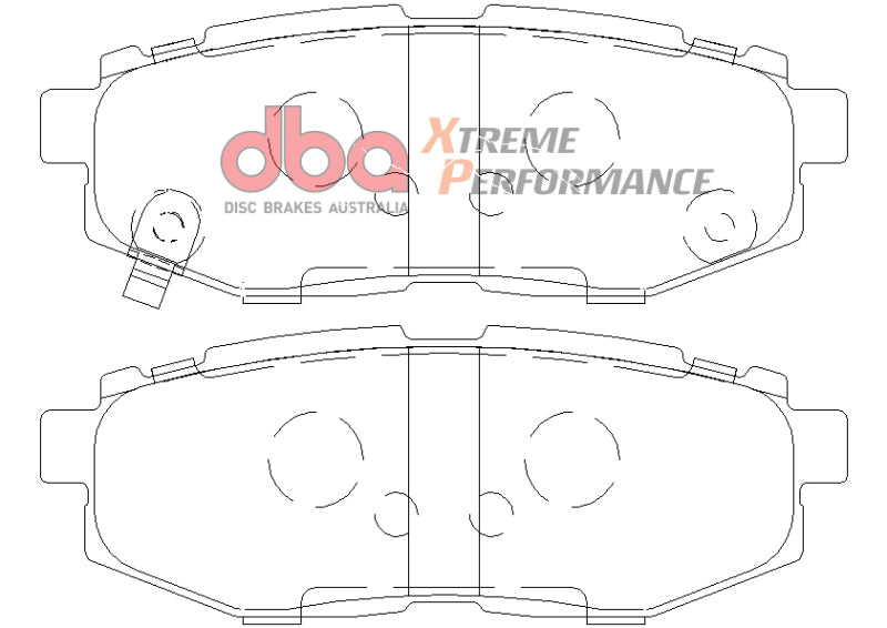 DBA 11+ Subaru Legacy GT XP650 Rear Brake Pads