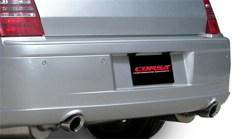 Corsa 2005-2010 Dodge Charger No Towing Hitch R/T 5.7L V8 Polished Xtreme Cat-Back Exhaust