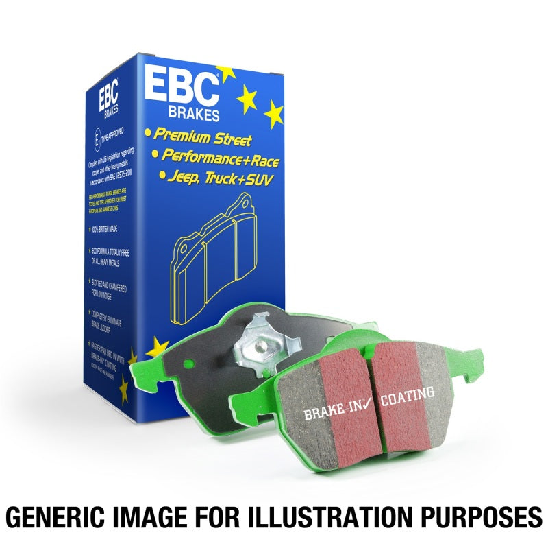 EBC 94 Volkswagen Cabriolet 1.8 Greenstuff Front Brake Pads