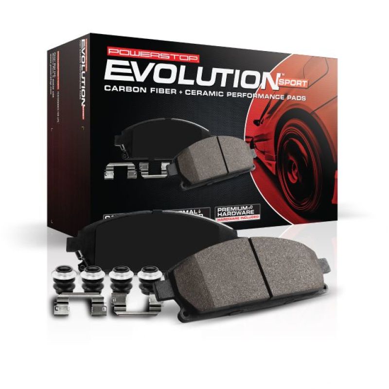 Power Stop 07-13 Mazda 3 Front Z23 Evolution Sport Brake Pads w/Hardware