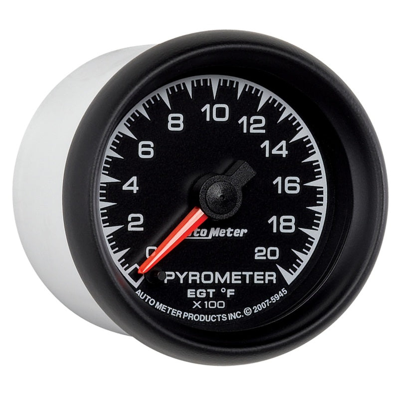 Autometer ES 52mm Full Sweep Electronic 0-2000 Degree F EGT/Pyrometer Gauge