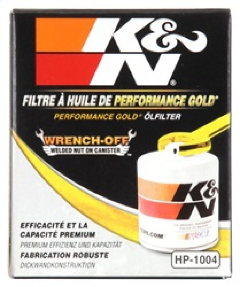 K&N Universal Performance Gold Oil Filter