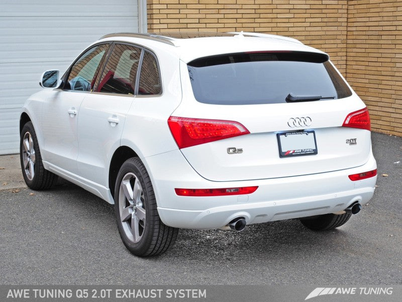 AWE Tuning Audi 8R Q5 2.0T Touring Edition Exhaust - Diamond Black Tips