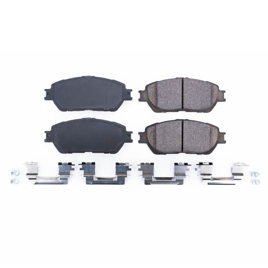 Power Stop 05-07 Toyota Avalon Front Z17 Evolution Ceramic Brake Pads w/Hardware