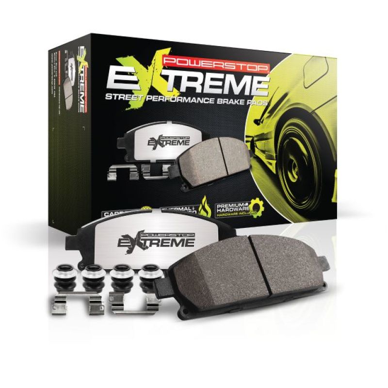 Power Stop 15-19 Audi A3 Rear Z26 Extreme Street Brake Pads w/Hardware