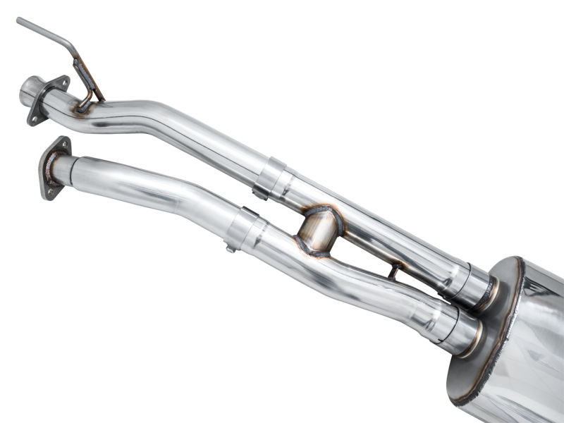 AWE 16-22 Toyota Tacoma 0FG Catback Exhaust w/ BashGuard - Dual Diamond Black Tips