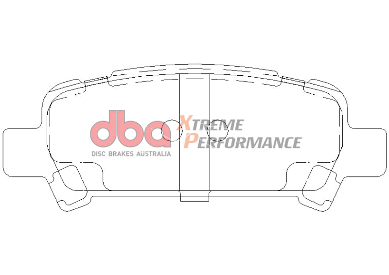 DBA 02-03 Subaru WRX XP650 Rear Brake Pads