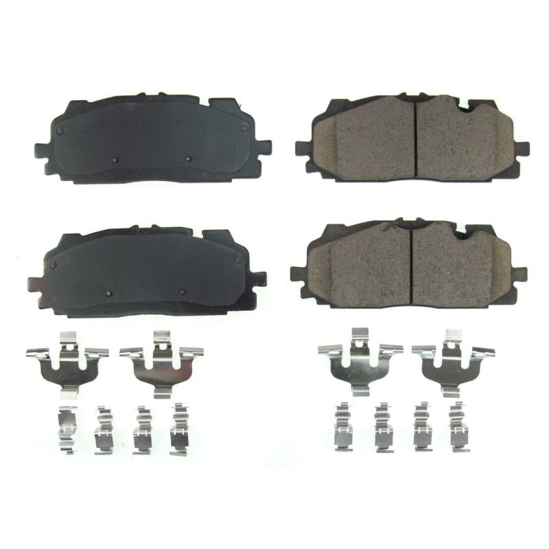 Power Stop 2019 Audi A6 Quattro Front Z17 Evolution Ceramic Brake Pads w/Hardware