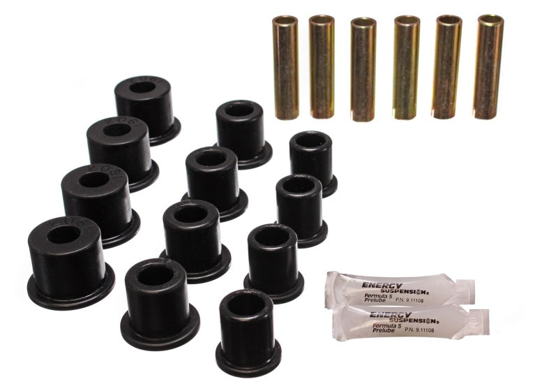 Energy Suspension Rear Spring Bushings - Black