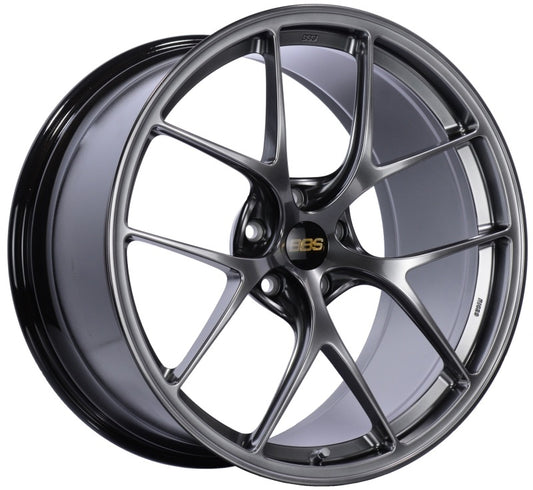 BBS RI-D 20x10 5x112 ET19 Diamond Black Wheel -82mm PFS/Clip Required