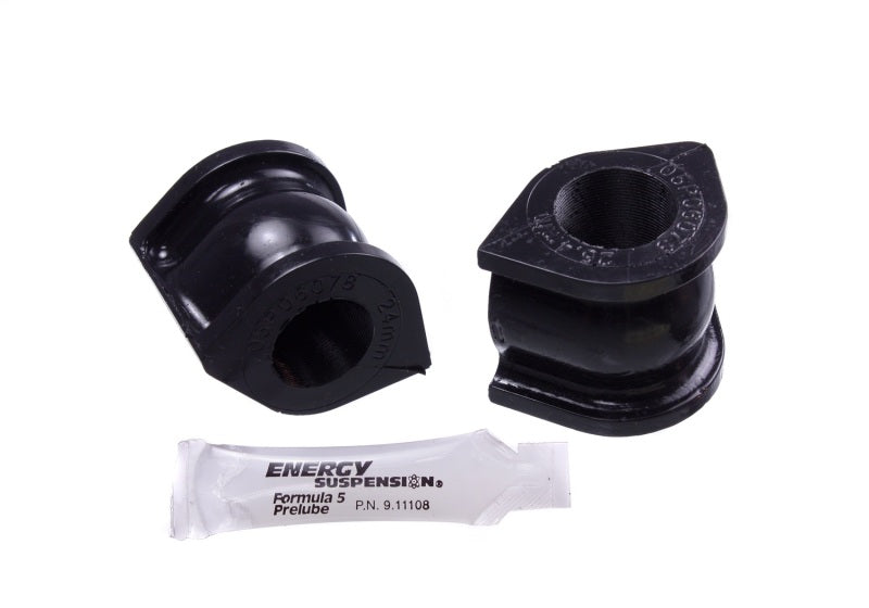 Energy Suspension 06-11 Honda Civic (Excl Si) 24mm Front Sway Bar Bushings - Black