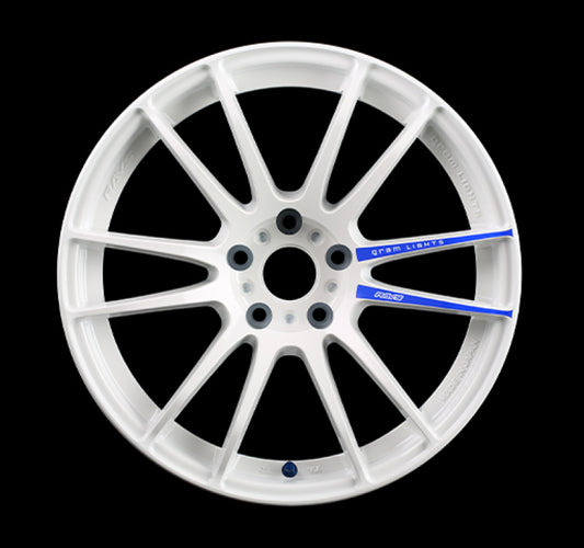 Gram Lights 57XTREME Spec-D 18x10.5 +22 5-114.3 White Wheel