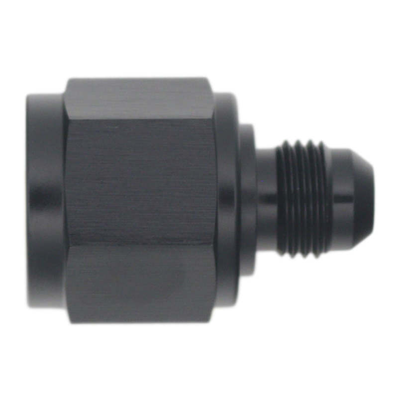 DeatschWerks 10AN Female Flare to 6AN Male Flare Reducer - Anodized Matte Black