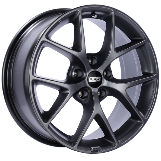 BBS SR 18x8 5x114.3 ET50 Satin Grey Wheel -82mm PFS/Clip Required