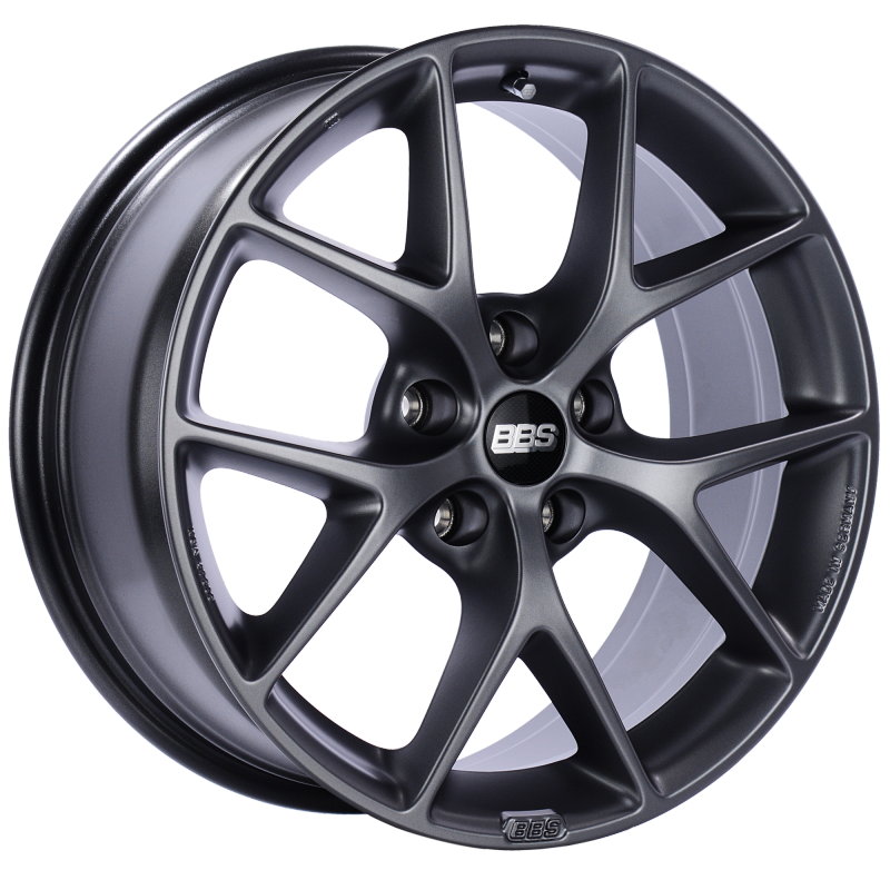 BBS SR 19x8.5 5x120 ET32 Satin Grey Wheel -82mm PFS/Clip Required