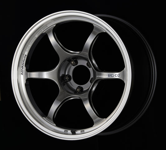 Advan RG-D2 18x10.5 +24 5-114.3 Machining & Racing Hyper Black Wheel