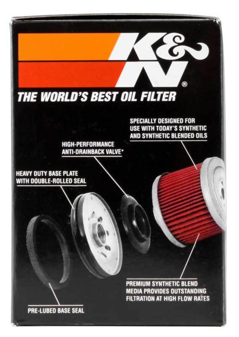 K&N 01-12 Yamaha FJR 1300/1300A/1300AE/1300AS 2.688in OD x 3.813in H Oil Filter