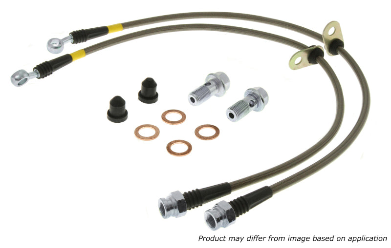 StopTech 07-13 Chevy/GMC Surburban/Sierra/Yukon Denali XL Stainless Steel Front Brake Line Kit