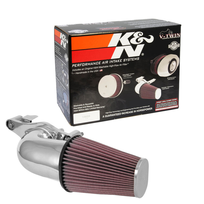 K&N FIPK H/D Touring Models 2017 Chrome Performance Air Intake System