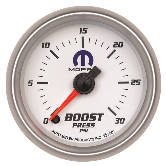 Autometer Mopar 52.4mm FSE 0-30 PSI Boost Gauge