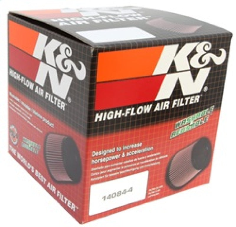 K&N Univeral Rubber Filter Round Tapered 4.625in Top OD x 5in Base OD x 4in H