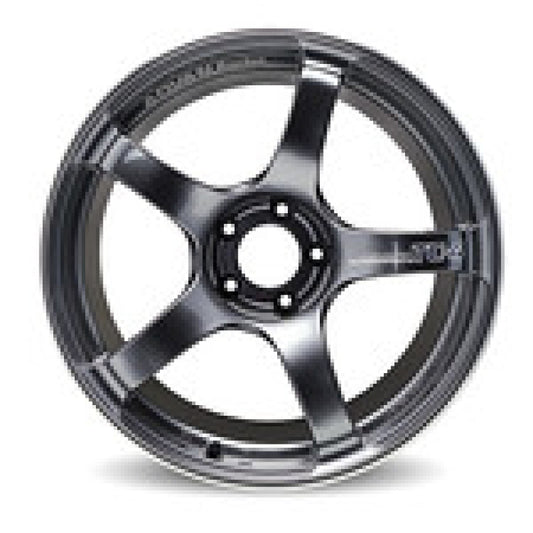 Advan TC4 18x10 +25 5-114.3 Racing Gunmetallic and Ring Wheel