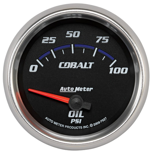 Autometer Cobalt 66.7mm 0-100 PSI Oil Pressure Gauge