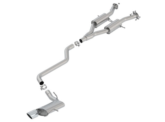 Borla 14-18 Jeep Grand Cherokee 3.6L A/T 4DR S-Type 2.5in Catback Exhaust w/Polished Tip