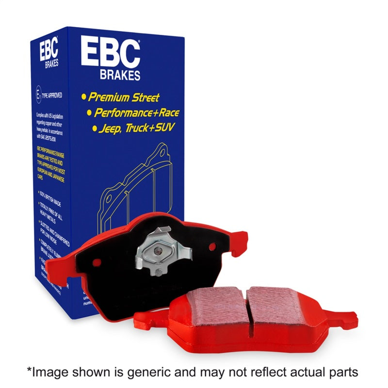 EBC 91-93 Volvo 740 2.3 (ABS) (Girling) Redstuff Front Brake Pads