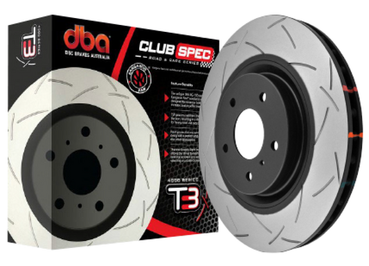 DBA 2020+ Chevrolet Corvette C8 J55 Z51 Front Slotted 4000 Series Rotor