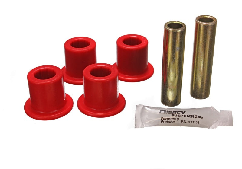 Energy Suspension 74-79 Ford Various Trucks Rear Spring-Frame Shackle Bushings Only - Red