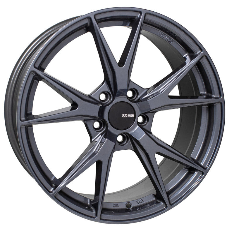 Enkei Phoenix 18x8 35mm Offset 5x120 72.6mm Bore Blue Gunmetal Wheel