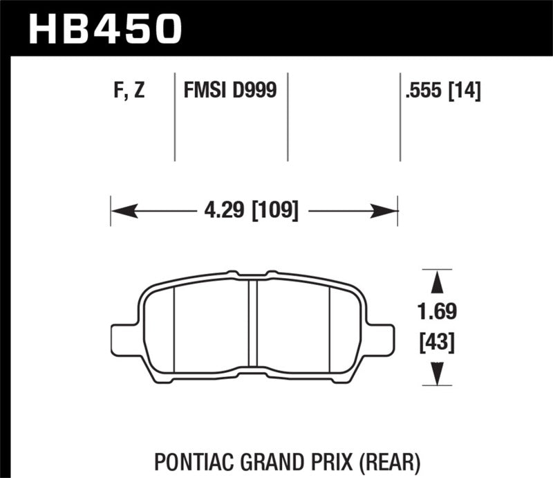 Hawk HPS Street Brake Pads