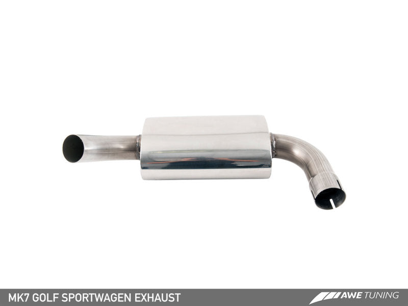 AWE Tuning VW MK7 Golf SportWagen Touring Edition Exhaust w/Chrome Silver Tips (90mm)