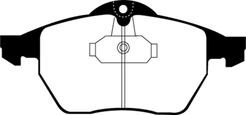 EBC 99-02 Saab 9-3 Convertible Greenstuff Front Brake Pads