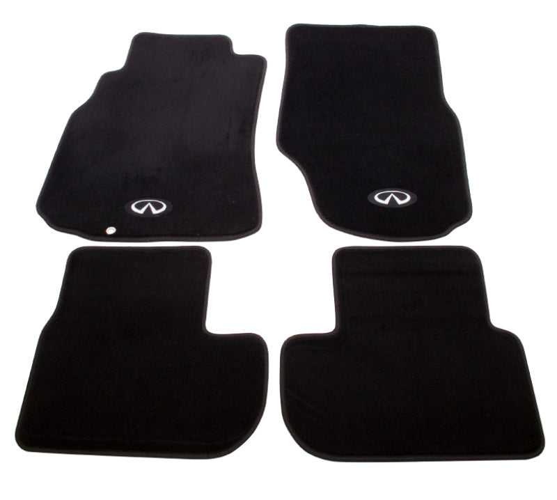 NRG Floor Mats - 03-06 G35 (Infiniti Emblem Logo) - 4pc.