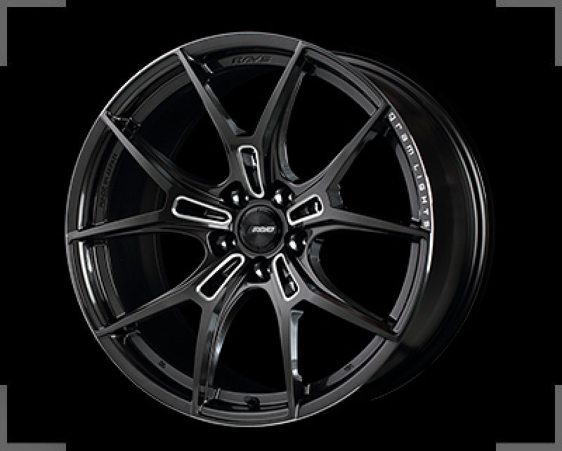 Gram Lights 57FXZ 19x8.5 +32 5-112 Super Dark Gunmetal & Machining Rim Edge DC Wheel