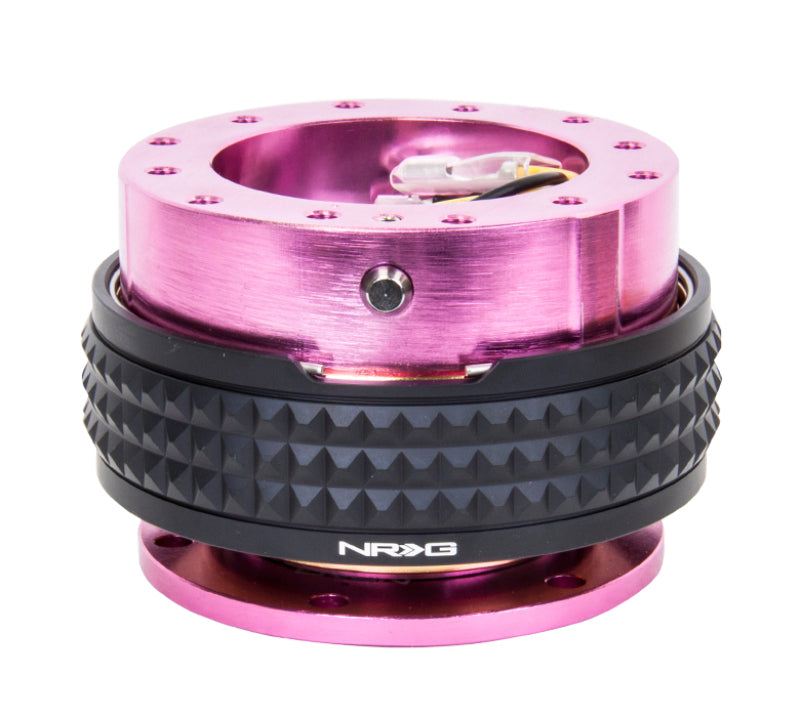 NRG Quick Release Kit - Pyramid Edition - Pink Body / Black Pyramid Ring