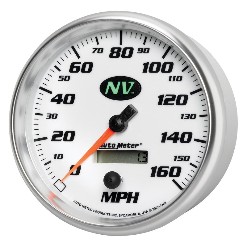 AutoMeter Gauge Speedometer 5in. 160MPH Elec. Programmable NV