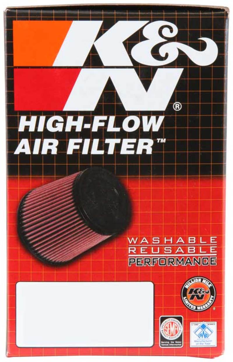 K&N 1-3/4in FLG 4 X 2-7/8in B 3 X 2in T 2-3/4in L (2 PER BOX) Universal Clamp-On Air Filter